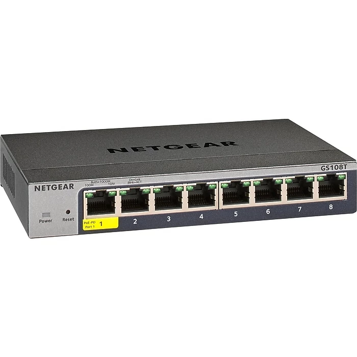 NETGEAR 8-Port Gigabit Ethernet Smart Switch (GS108T) 3 NETGEAR 8-Port Gigabit Ethernet Smart Switch (GS108T)