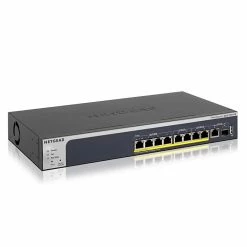 NETGEAR 10-Port Multi-Gigabit/10G Smart PoE Switch (MS510TXPP) With 8 X PoE+ @ 180W, 1 X 10G SFP+