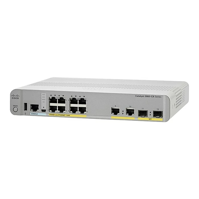 Cisco WS-C2960CX-8PC-L Catalyst 2960-CX 10 Port Managed Gigabit Ethernet Switch For PC 3 Cisco WS-C2960CX-8PC-L Catalyst 2960-CX 10 Port Managed Gigabit Ethernet Switch For PC