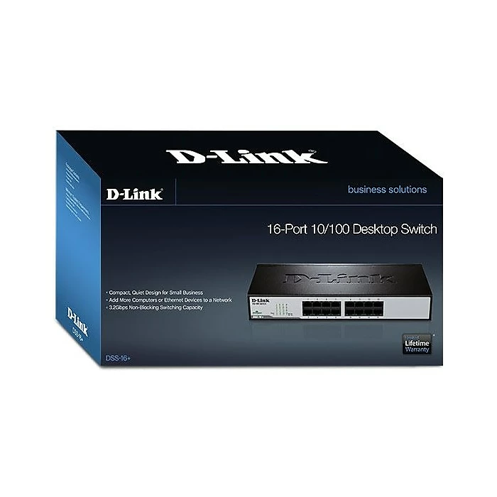 D-Link DSS-16+ 10/100 16-Port Switch 6 D-Link DSS-16+ 10/100 16-Port Switch - Image 4