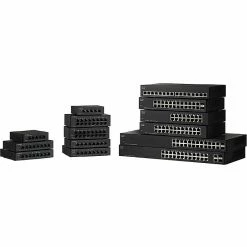 Cisco™ SG110D-05 Unmanaged 5-Port Gigabit Ethernet Desktop Switch, Black