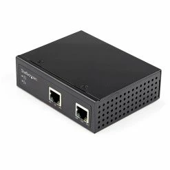 StarTech Industrial Gigabit PoE Extender - 60W 802.3bt PoE++ 100m/330ft - Power Over Ethernet Network Range Extender - IP-30 Hardened