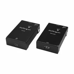 StarTech.com 1 Port USB 2.0 Over Cat5 Or Cat6 Extender Kit, 165ft (50m), USB Extender, USB To Ethernet Extender