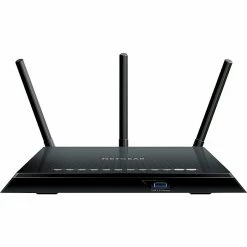 NETGEAR R6400-100NAS Dual Band Wireless And Ethernet Router, Black (R6400-100NAS)