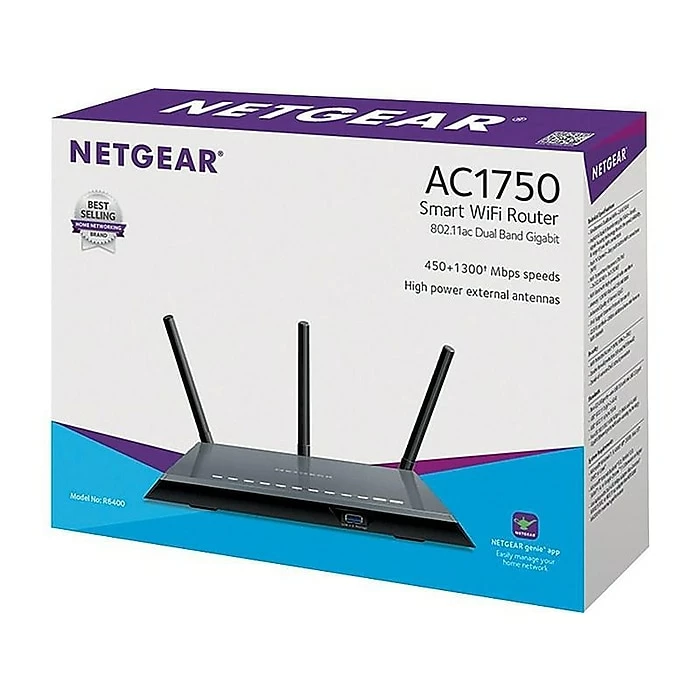 NETGEAR R6400-100NAS Dual Band Wireless And Ethernet Router, Black (R6400-100NAS) 8 NETGEAR R6400-100NAS Dual Band Wireless And Ethernet Router, Black (R6400-100NAS) - Image 6