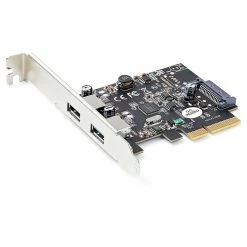 StarTech 2-Port USB PCIe Card 10Gbps/port - USB 3.1/3.2 Gen 2 Type-A PCI Express 3.0 X2 Host Controller Expansion Card - Windows/Linux