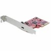 StarTech USB 3.2 Gen 2x2 PCIe Card - USB-C 20Gbps PCI Express 3.0 X4 Controller - USB Type-C Add-On PCIe Expansion Card -Windows/Linux