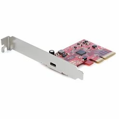 StarTech USB 3.2 Gen 2x2 PCIe Card - USB-C 20Gbps PCI Express 3.0 X4 Controller - USB Type-C Add-On PCIe Expansion Card -Windows/Linux