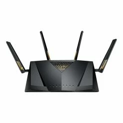 ASUS RT-AX88U Dual Band Wireless & Ethernet Router, Gold/Black (90IG04J1-BA1010)
