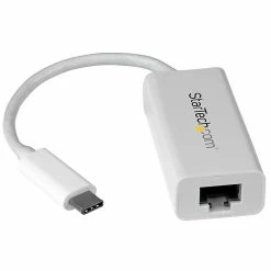 StarTech US1GC30 White 5 Gbps USB-C To Gigabit Network Adapter For Computer/Notebook