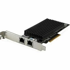 StarTech ST10GSPEXNDP Dual-Port 10Gb PCIe Network Card, Black