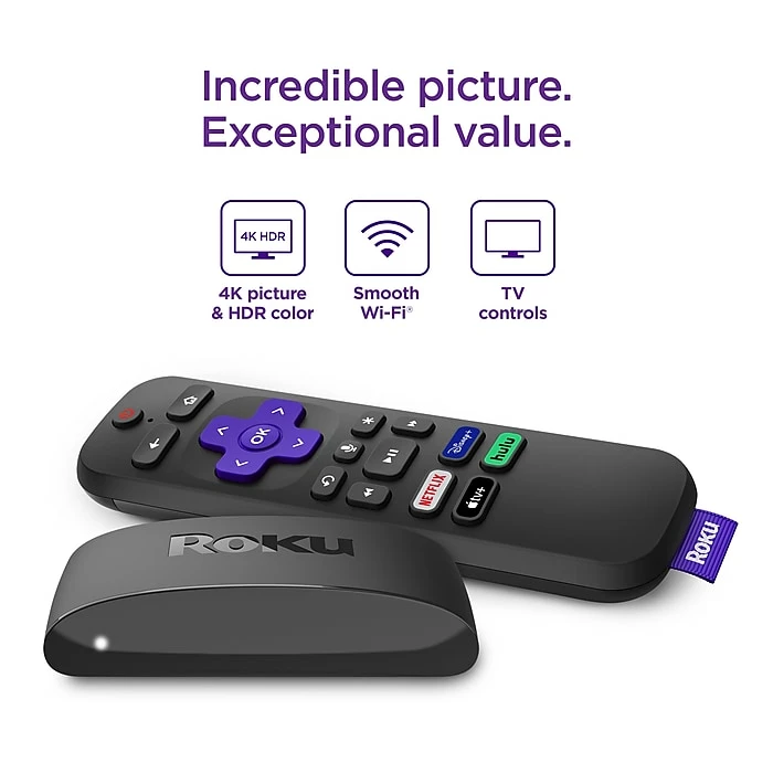 Roku Express 4K Plus, Black (3941R) 4 Roku Express 4K Plus, Black (3941R) - Image 2