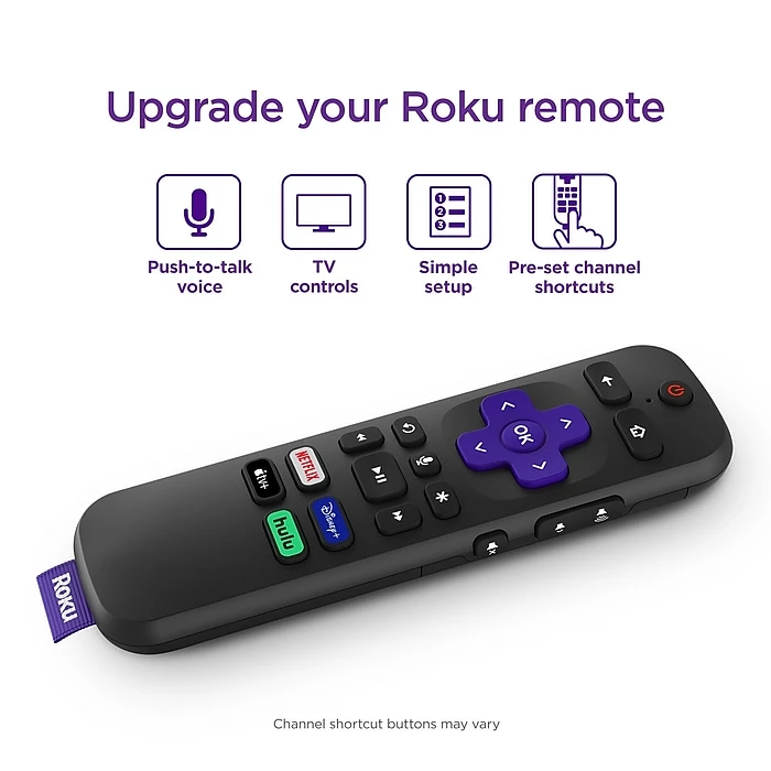 Roku Voice Remote, Black (RCAL7R) 4 Roku Voice Remote, Black (RCAL7R) - Image 2