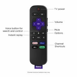 Roku Voice Remote, Black (RCAL7R) 12 Roku Voice Remote, Black (RCAL7R) -Networking & Wi-Fi Shop unnamed file 1828