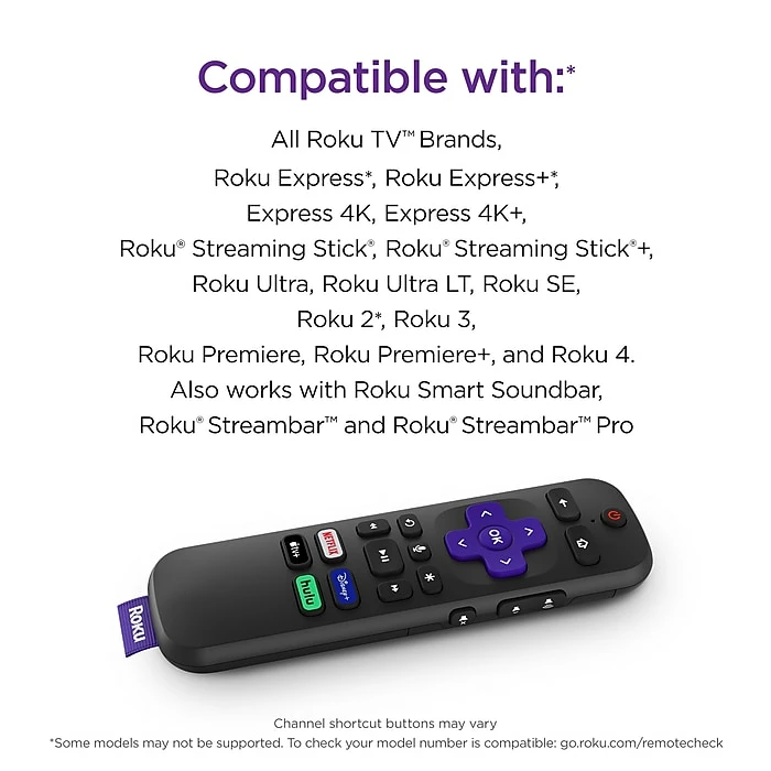Roku Voice Remote, Black (RCAL7R) 6 Roku Voice Remote, Black (RCAL7R) - Image 4