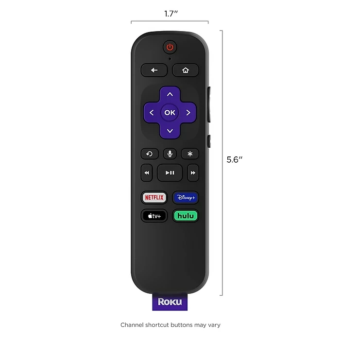Roku Voice Remote, Black (RCAL7R) 10 Roku Voice Remote, Black (RCAL7R) - Image 8
