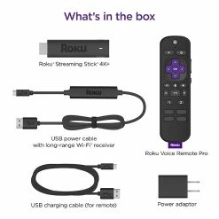 Roku Streaming Stick 4K+, Black (3821R) -Networking & Wi-Fi Shop unnamed file 1843