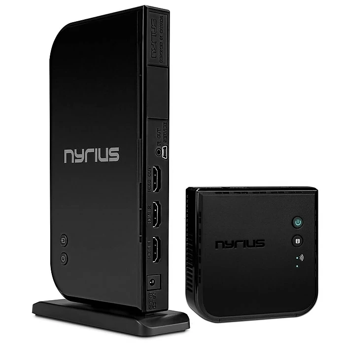 Nyrius Wireless HDMI 2x Input Transmitter & Receiver For Streaming HD 1080p 3D Video From Cable, Blu-Ray, PS4, Xbox, PC 4 Nyrius Wireless HDMI 2x Input Transmitter & Receiver For Streaming HD 1080p 3D Video From Cable, Blu-Ray, PS4, Xbox, PC - Image 2