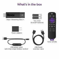 Roku Streaming Stick+ 3810R HD/4K/HDR Streaming Device With Long-range Wireless And Voice Remote With TV Controls, Black -Networking & Wi-Fi Shop unnamed file 1924