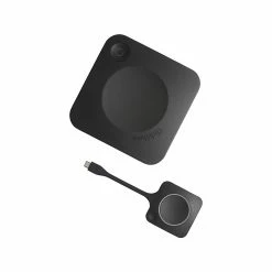 Networking & Wi-Fi Shop 10 Barco ClickShare C-10 R9861511US Wireless Presentation Hub With Conference Button, Black