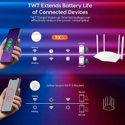 Tenda TX3 AX1800 Dual-Band Wi-Fi6 Router, White 12 Tenda TX3 AX1800 Dual-Band Wi-Fi6 Router, White -Networking & Wi-Fi Shop unnamed file 270