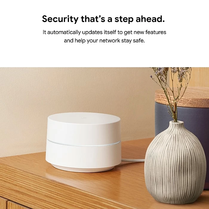 Google Wi-Fi AC1200 Dual Band Wireless Mesh Router, White, 3/Pack (GA02434-US) 11 Google Wi-Fi AC1200 Dual Band Wireless Mesh Router, White, 3/Pack (GA02434-US) - Image 9