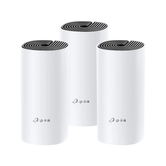 TP-LINK Deco M4 Dual Band Mesh Wifi Router, White, 3/Pack 3 TP-LINK Deco M4 Dual Band Mesh Wifi Router, White, 3/Pack