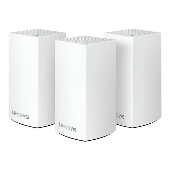 Linksys Velop 3-Piece Dual-Band Whole-Home Wi-Fi System, White (WHW0103) 3 Linksys Velop 3-Piece Dual-Band Whole-Home Wi-Fi System, White (WHW0103)