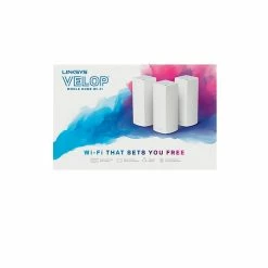 Linksys Velop Intelligent Whole Home Mesh AC2200 Tri-Band WiFi System, White, 3/Pack (WHW0303) -Networking & Wi-Fi Shop unnamed file 485