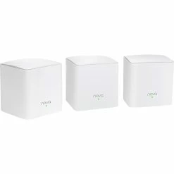 Tenda Nova MW5G AC1200 Whole Home Smart WiFi Mesh System, 3/Pack (MW5G 3PK)