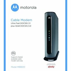 Motorola Mb8600 MB8600-10 DOCSIS 3.1 Ultra Fast Cable Modem -Networking & Wi-Fi Shop unnamed file 618