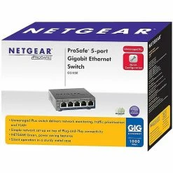 NETGEAR 5-Port Gigabit Ethernet Plus Switch (GS105Ev2) - Desktop, And ProSAFE Limited Lifetime Protection -Networking & Wi-Fi Shop unnamed file 723