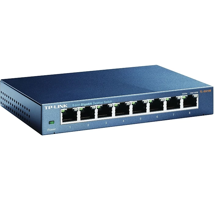 TP-LINK 8-Port 10/100/1000Mbps Desktop Switch (TL-SG108) 3 TP-LINK 8-Port 10/100/1000Mbps Desktop Switch (TL-SG108)