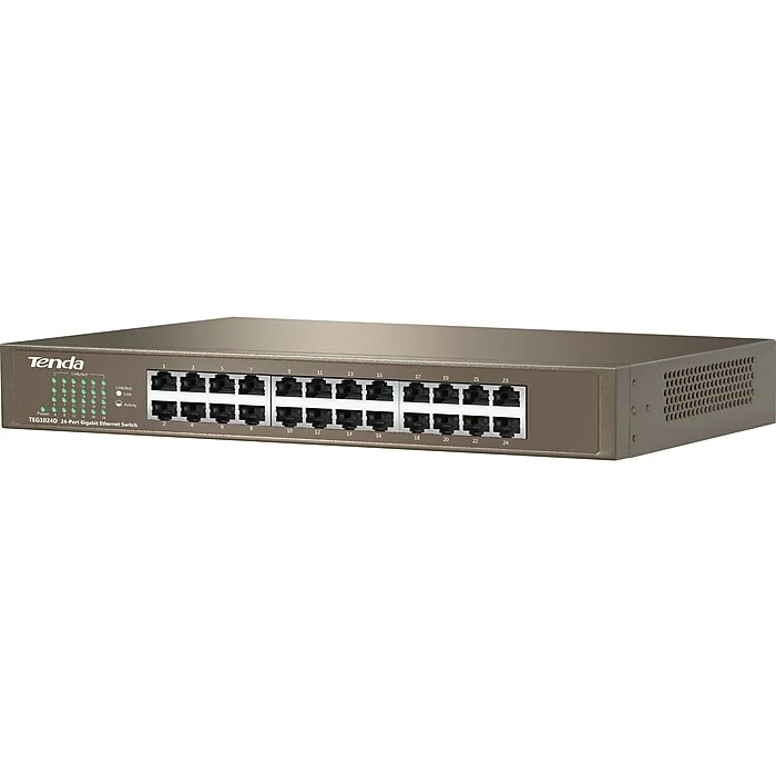 Tenda TEG1024D 24-Port Gigabit Ethernet Desktop/Rack-Mountable Switch 5 Tenda TEG1024D 24-Port Gigabit Ethernet Desktop/Rack-Mountable Switch - Image 3