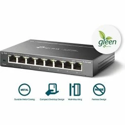 TP-LINK Easy Smart TL-SG108E 8-Port Gigabit Ethernet Desktop/Wall-Mountable Switch -Networking & Wi-Fi Shop unnamed file 738