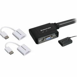 Iogear GCS22DPKIT 2-Port VGA And DisplayPort KVM Switch