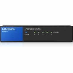 Linksys LGS105 5-Port Desktop Unmanaged Gigabit Ethernet Switch
