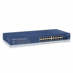 NETGEAR Smart GS724TP 24-Port PoE Gigabit Ethernet Switch With PoE+ (190W), Desktop/Rackmount