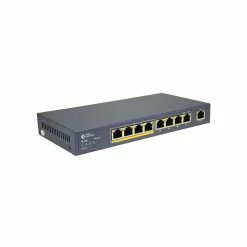 Amer 8+1 Port 10/100 Switch With 4 X PoE Ports And 5 X 10/100 (SD4P4U)