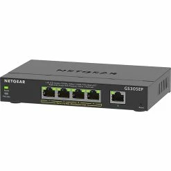Netgear Plus GS305EP-100NAS 5-Port Gigabit Ethernet Desktop Switch