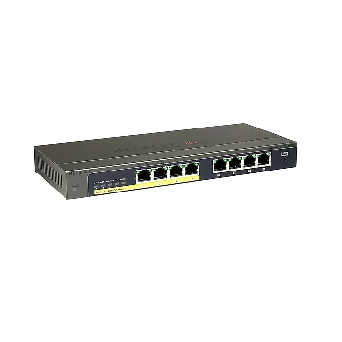 NETGEAR 8-Port PoE Gigabit Ethernet Plus Switch (GS108PEv3) - With 4 X PoE @ 53W, ProSAFE Lifetime Protection 6 NETGEAR 8-Port PoE Gigabit Ethernet Plus Switch (GS108PEv3) - With 4 X PoE @ 53W, ProSAFE Lifetime Protection - Image 4
