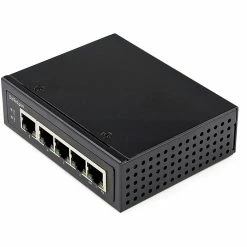 StarTech Industrial 5 Port Gigabit PoE Switch 30W - Power Over Ethernet Switch - GbE POE+ Network Switch - Unmanaged - IP-30