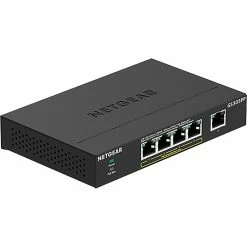 Netgear 300 Series GS305PP-100NAS 5-Port Gigabit Ethernet Desktop/Wall Mountable Unmanaged Switch