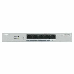 Zyxel Communications Zyxel GS1200-8HP Managed 8-Port Gigabit POE+ Desktop Ethernet Switch, Gray